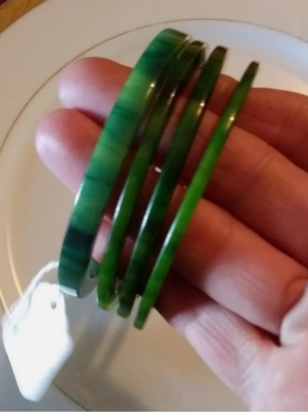 Bakelite Bangle Bracelet Set of 4